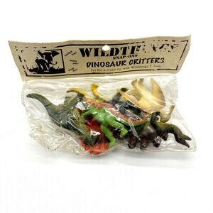 Wildthings Snap-Ons Dinosaur Critters‎ Vintage Toys New in Package